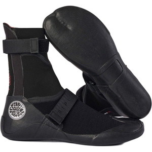 2026 Rip Curl Flashbomb 5mm Bota Estrecha De Neopreno Con Puntera Partida 119MSA - Black